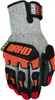 Mechanix Wear Size 2XL (12), ANSI Cut Lvl 4, Puncture Lvl 4, Abrasion Lvl 1, Nitrile Coated 13-Guage Knit Cut Resistant Gloves 11.25" Long, Palm & Fingers Coated, 13-Gauge Knit Lining, Open Cuff, Gray, Paired KHD-CR-012 - 57300139