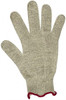 Perfect Fit Size Universal (9), ANSI Cut Lvl 4, Abrasion Lvl 1, Kevlar Cut Resistant Gloves 9" Long, Knit Wrist, Yellow/Black, Ambidextrous CRT13 - 77150852