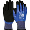 PIP Size XL, ANSI Cut Lvl A3, Puncture Lvl 4, Abrasion Lvl 4, Nitrile Coated Cut Resistant Gloves Fully Coated Coated, Knit Wrist, Black/Blue, Paired 16-939/XL - 17999780