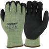 PIP Size M, ANSI Cut Lvl A6, Nitrile Coated Cut Resistant Gloves Palm Coated, Slip-On Cuff, Green/Black, Paired 713KSSN/M - 66417734