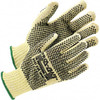 PRO-SAFE Size L (9), ANSI Cut Lvl 3, PVC Coated Cut Resistant Gloves Fully Coated Coated, ATA/Cotton Lining, Knit Wrist, Yellow/Black, Paired GLA-A5-L - 89704746