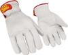 Ringers Gloves Size M (9), ANSI Cut Lvl 3, Goatskin Leather Cut Resistant Gloves Hook & Loop Cuff, White, Paired 664-09 - 41747569