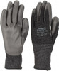 SHOWA Size XL (9), ANSI Cut Lvl 4, Puncture Lvl 3, Abrasion Lvl 6, Polyurethane Coated HPPE Fiber/Stainless Steel Cut Resistant Gloves 11" Long, Palm & Fingertips Coated, High Strength Fiber/Stainless Steel Lining, Knit Wrist S-TEX541XL-09 - 37225422