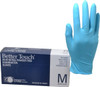 Ability One Size M, 4 mil, Medical Grade, Powder Free Nitrile Disposable Gloves 9" Long, Blue, Textured, Ambidextrous 651500NIB0237 - 02707867