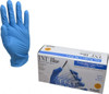 Ansell Size M, 5 mil, Industrial Grade, Powder Free Nitrile Disposable Gloves 9-1/2" Long, Blue, Textured Beaded Rolled Cuffs, FDA Approved, Static Dissipative, Ambidextrous 92-675-M - 08118267