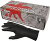 MCR Safety Size XL, 6 mil, Powder Free Nitrile Disposable Gloves 12" Long, Black, Rolled Cuffs, FDA Approved 6062XL - 45652625