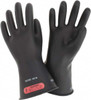 Salisbury by Honeywell Class 0, Size L (9), 11" Long, Rubber Linemans Glove 1,000 AC Max Use Voltage, 5,000 AC Test Voltage, Black, ASTM D120, IEC EN60903 E011B/9 - 00040915