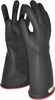 Salisbury by Honeywell Class 1, Size L (9), 14" Long, Rubber Linemans Glove 7,500 AC Max Use Voltage, 10,000 AC Test Voltage, Black/Red, ASTM D120, IEC EN60903 E114RB/9 - 00040949