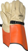 Salisbury by Honeywell Class 0, Size L (9), 16" Long, Cowhide Leather Protector Not for Electrical Protection (ASTM F696-02), Wear Over Rubber Insulating Gloves, ASTM F496 ILP7C/9 - 00041129