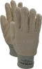 Jomac Size Universal Terry Heat Resistant Glove 325°F Max, Knit Wrist, White, Ambidextrous 765 - 65094740