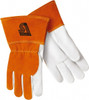 Steiner Size 2XL Cotton Lined Goatskin Welding Glove Use for MIG Welding, Gauntlet Cuff, Straight Thumb, Rust/Tan, Paired 0232-2X - 39952239