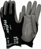 Ansell Size XL (10) Polyurethane Coated Nylon General Protection Work Gloves For General Purpose, Palm & Fingers Coated, Knit Wrist Cuff, Full Fingered, Black/Gray, Paired 11-600-10 - 03954443