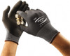 Ansell Size XL (10) Nitrile Coated Nitrile Foam General Protection Work Gloves For General Purpose, Palm & Fingers Coated, Knit Wrist Cuff, Dark Gray/Dark Gray, Paired 11-840-10 - 54224092