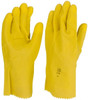 Ansell Size XL (10) Rubber Coated Cotton General Protection Work Gloves For General Purpose, Gauntlet Cuff, Full Fingered, Lemon Yellow, Paired 87-198-10 - 74647462