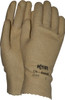 Ansell Vinyl Coated Interlock Knit General Protection Work Gloves For General Purpose, Fully Coated, Slip-On Cuff, Full Fingered, Tan, Paired 22-515-7 - 89421861