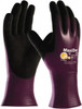 ATG Size 2XL Nitrile Coated Polyethylene Blend General Protection Work Gloves For General Purpose, Palm Coated, Slip-On Cuff, Full Fingered, Purple, Paired 56-426/XXL - 54274709