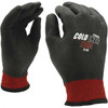 CORDOVA Safety Size L (9) PVC Coated Nylon & Acrylic Cut Resistant Work Gloves For Cold Weather, Fully Coated Coated, Elastic Cuff, Full Fingered, Red/Black, Paired 3915L - 18780536