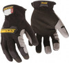 Ironclad Size XL (10-11) Synthetic Leather Anti-Vibration/Impact Protection Work Gloves For General Purpose, Uncoated, Slip-On Cuff, Full Fingered, Gray, Paired WFG-05-XL - 02561553