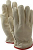 MCR Safety Size S Grain Cowhide Work Gloves For Work & Driver, Uncoated, Slip-On Cuff, Tan, Paired 3250S - 40744229