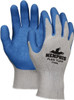 MCR Safety Size S (7) Latex Coated Cotton/Polyethylene Work Gloves Palm & Fingers Coated, Paired FT300S - 43783489