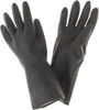 MCR Safety Size XL Rubber Work Gloves Slip-On Cuff, Black, Paired 5435XL - 45653433