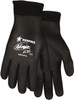 MCR Safety 12 Pairs Size 2XL Work Gloves Knit Wrist Cuff, Black Polymer, Shell, White Logo, Hem, Paired N9690FCXXL-DZ - 45655099