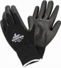 MCR Safety Size L Nylon General Protection Work Gloves For General Purpose, Knit Wrist Cuff, Full Fingered, Black, Paired 9669L - 81681470