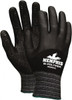 MCR Safety Size M Nylon/Spandex General Protection Work Gloves For General Purpose, Knit Wrist Cuff, Black, Paired MG9694M - 91409318