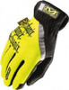 Mechanix Wear Size 2XL High Visibility Work Gloves For Mechanics & Lifting, Uncoated, Elastic Band Cuff, Full Fingered, Hi-Vis Yellow, Paired SFF-91-012 - 70708698