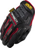 Mechanix Wear Size L (10) Synthetic Leather Impact Work Gloves For General Purpose, Uncoated, Hook & Loop Cuff, Full Fingered, Red/Black, Paired MPT-52-010 - 91306274