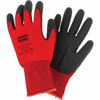 Honeywell North Size S Work Gloves Palm & Fingers Coated, Red/Black NF11/7S - 79195830