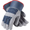 PIP Size XL Work Gloves For General Purpose, Uncoated, Safety Cuff, Blue, Ambidextrous 82-7563/XL - 14218010