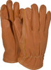 PIP Size XL (10) Grain Goatskin General Protection Work Gloves For Work & Driver, Uncoated, Slip-On Cuff, Full Fingered, Tan, Paired 09-K3700/XL - 85359248