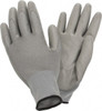 PRO-SAFE Size XL (10) Polyurethane Coated Nylon General Protection Work Gloves For General Purpose, Palm & Fingers Coated, Knit Wrist Cuff, Full Fingered, Gray, Paired 27115 - 70347042