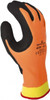 SHOWA Size 2XL (10) Rubber Coated Rubber Cold Protection Work Gloves For Winter Transportation, Field Work, Cold Storage, Fully Coated, Gauntlet Cuff, Full Fingered, Orange, Paired 406XXL-10 - 31250269