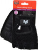 Valeo Size L (9-10) Leather General Protection Work Gloves For Mechanics & Lifting, Uncoated, Hook & Loop Cuff, Fingerless, Black, Paired VA4575LG - 07431927