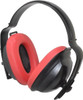 PRO-SAFE Three Position Black & Red PVC Leather Cushion Earmuffs 14 NRR Rating, Adjustable Headband S0703 - 02101566