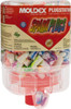 Moldex 250 Qty 1 Pack One Touch Disposable Non-Refillable Earplug Dispenser with 33 dB Earplugs Assorted Color Earplugs, 250 Pairs, Includes Mounting Hardware 6644 - 00326280