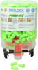Moldex 250 Qty 1 Pack Disposable Non-Refillable Earplug Dispenser with 33 dB Earplugs Green Earplugs, 250 Pairs, Includes Mounting Bracket, Template & Hardware 6844 - 82350059