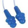 Jackson Safety Earplugs, Disposable or Reusable: Reusable, Style: Corded, Noise Reduction Rating (dB): 26.00, Plug Shape: Flanged, Plug Color: Blue, Plug Material: Rubber 13822 - 57681843