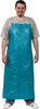 The Safety Zone 36" Wide x 50" Long x 20 mil Thick Bib Apron PVC, Green, Resists Chemicals DAV20-36X50 - 06650089