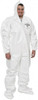DuPont 12 Qty 1 Pack Size 2XL Saranex Chemical Resistant Coveralls White, Zipper Closure, Elastic Cuffs, Open Ankles, Bound Seams SL122BWH2X00120 - 07372519