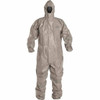 DuPont Disposable & Chemical Resistant Coveralls, Garment Style: Coveralls, Garment Type: Chemical Resistant, Material: Tychem, Size: 4X-Large, Color: Gray, ISO Class: NonCleanroom TF145TGY4X00060 - 53333290
