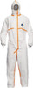 DuPont Pack of 25 Size 3XL Tyvek General Purpose Coveralls White, Zipper Closure, Elastic Cuffs with Thumb-loop, Elastic Ankles, Taped Seams TJ198TWH3X0025P - 54740493