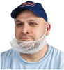 PRO-SAFE 100 Qty 1 Pack Universal Size, Beard Cover White, Polypropylene, ISO Class 8 CSE587 - 04835666