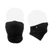 PRO-SAFE Pack of (10), Size S/M Black Gaiter Design Washable Face Mask Black, Solid Pattern 15137185 - 15137417