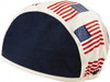 Steiner Size Universal General Purpose Cotton Skull Cap Blue, Red, White, Flag Pattern, Elastic Closure KK911 - 60393444