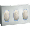 ASI American Specialties, Inc. PPE Dispensers, Type: Disposable Glove Dispenser, Mount: Wall, Lid: No, Height (Inch): 10, Width (Inch): 15-3/4, Depth (Inch): 3-3/4 0501-3 - 11775749