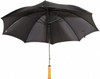 PRO-SAFE Umbrellas, Type: Handheld Umbrella, Diameter (Inch): 49, Color: Black, Length (Inch): 37, Handle Material: Wood PS-2988-SH - 65423071