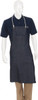 PIP 28 x 38" General Purpose Bib Apron Denim, Blue 200-012 - 43611789